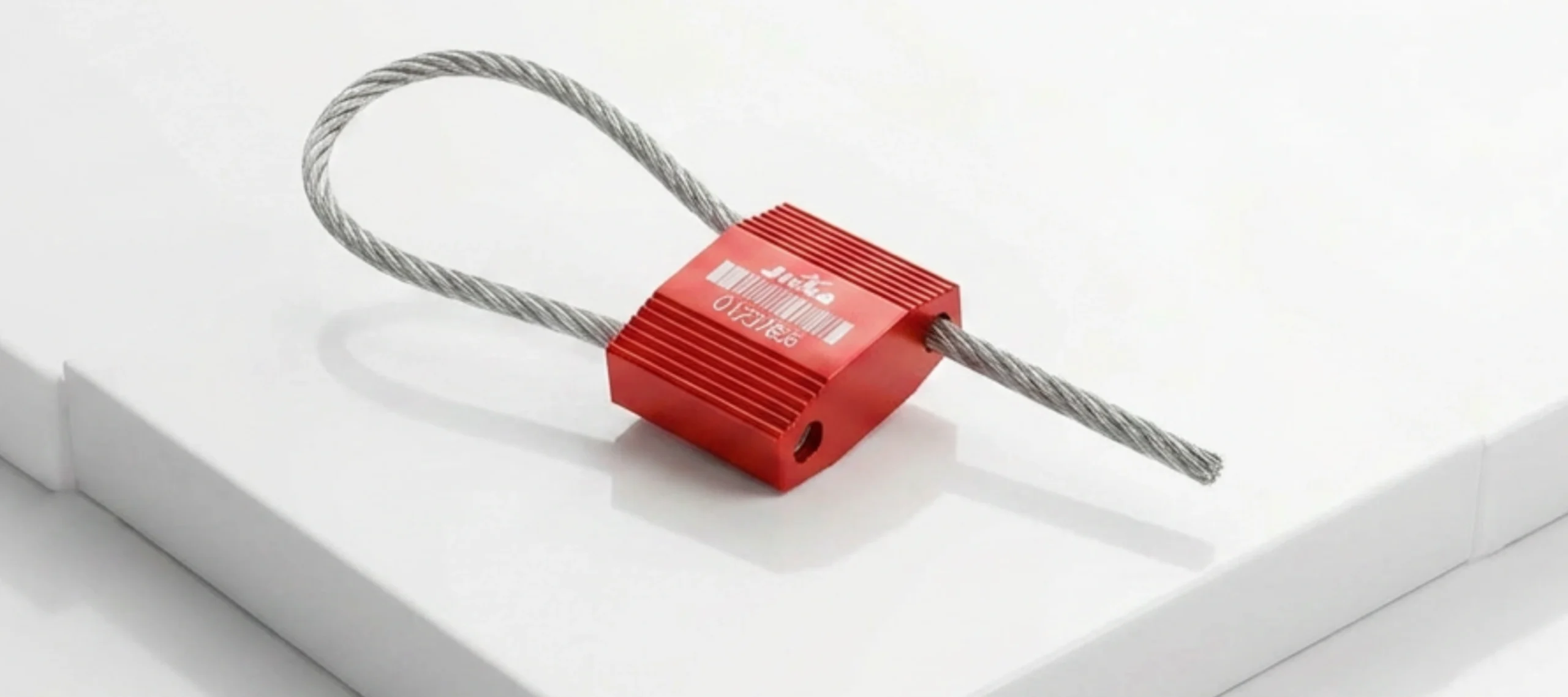 JHAS - Metal Cable Lock Wire Rope Security Seal (CL-505) Aluminum
