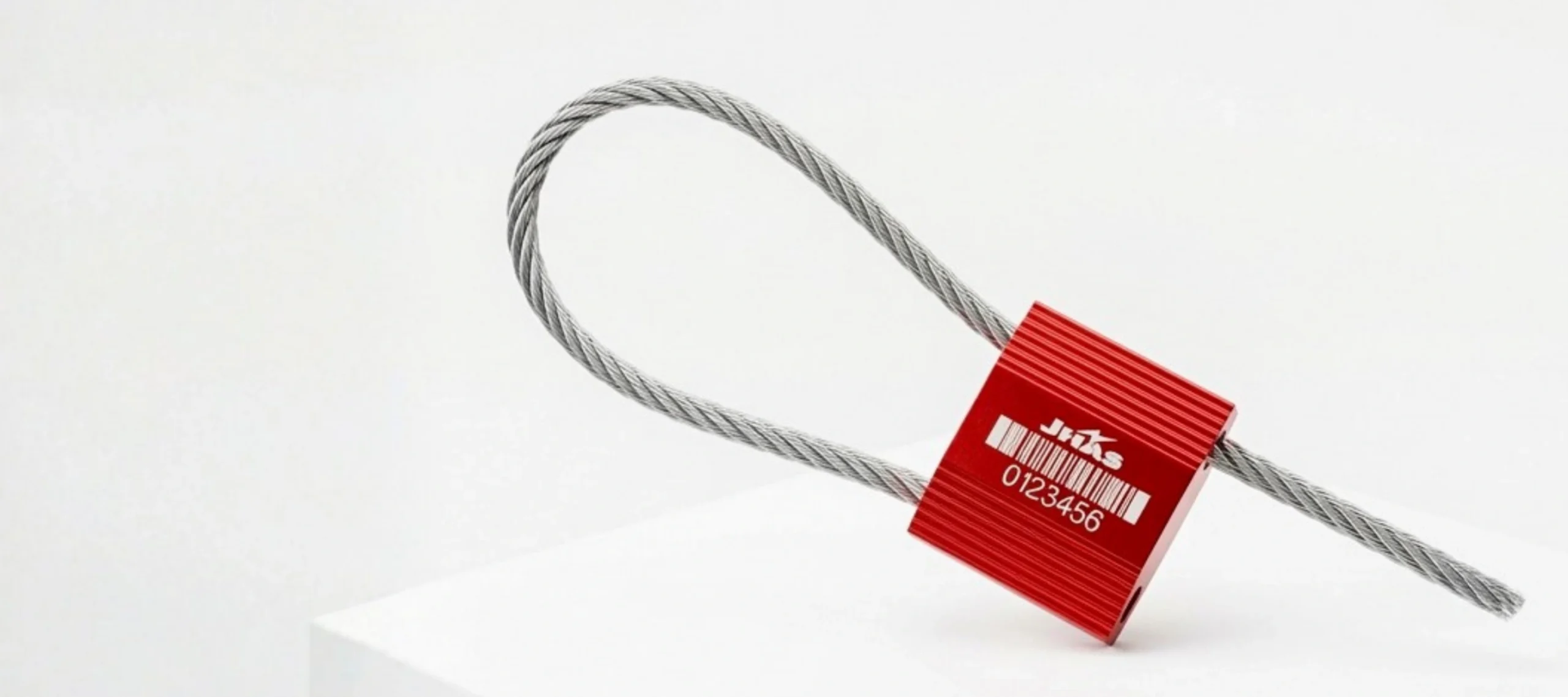 JHAS - Metal Cable Lock Wire Rope Security Seal (CL-505) Aluminum