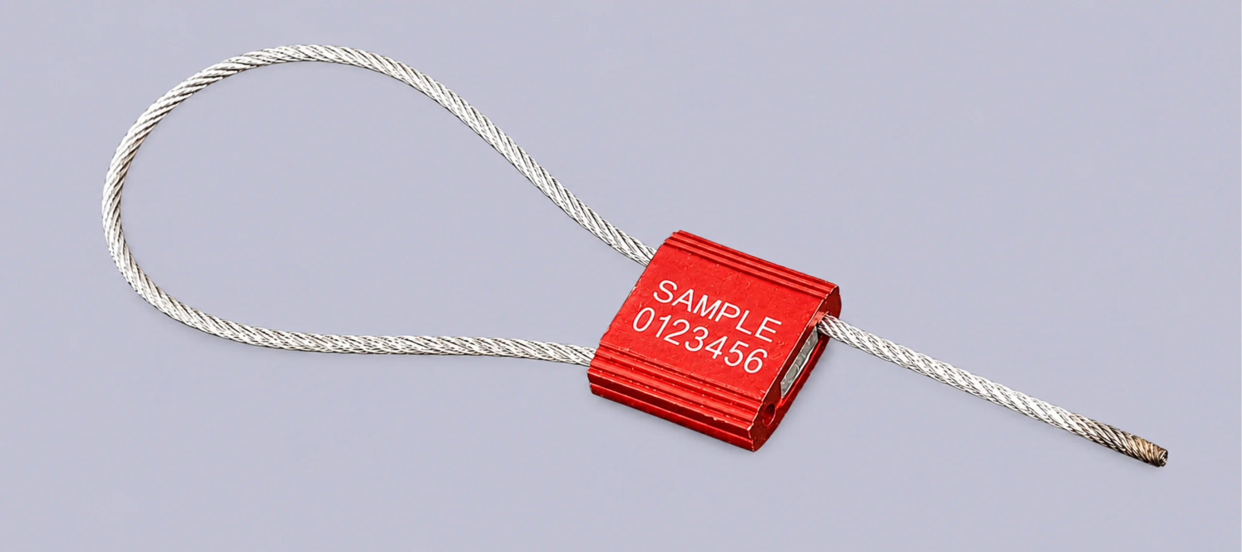 Jhas Industries - METAL CABLE LOCK WIRE ROPE SEALS (CL-205) - Aluminium