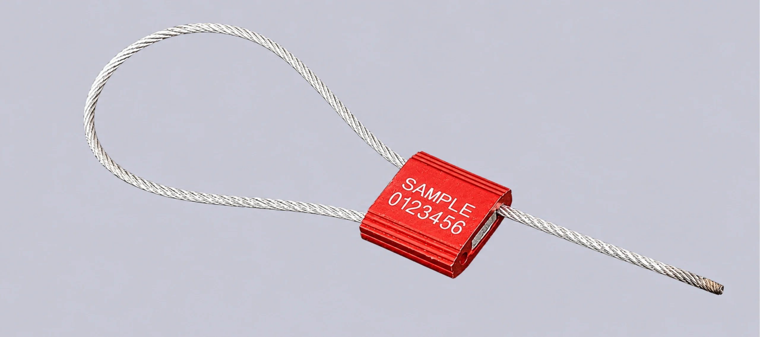 Jhas Industries - METAL CABLE LOCK WIRE ROPE SEALS (CL-205) - Aluminium