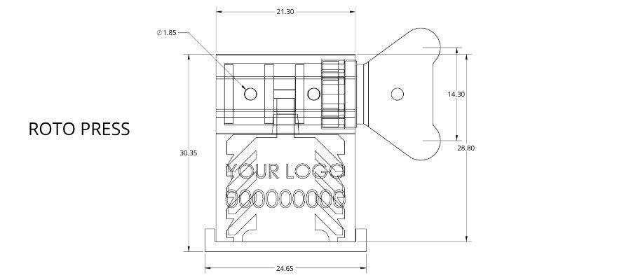 Jhas Industries - ROTO PRESS Wire Security Seal