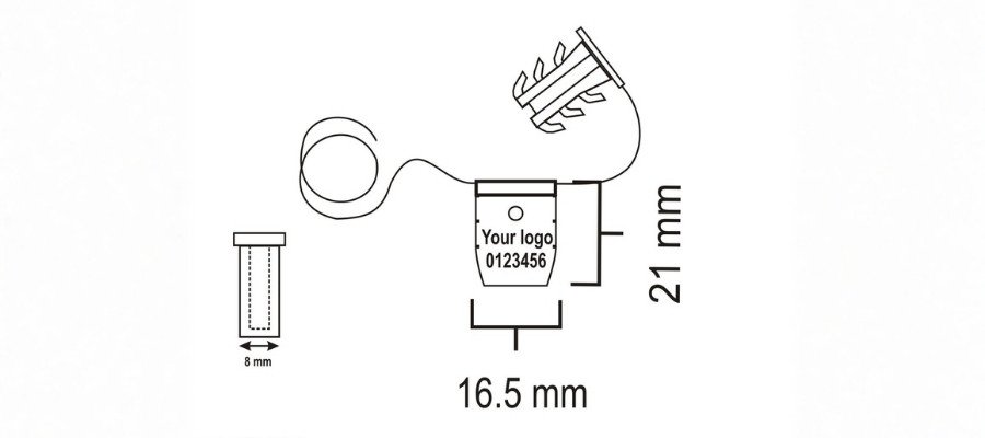 Jhas Industries - Truck Lock Security Seal (TL-TPG)