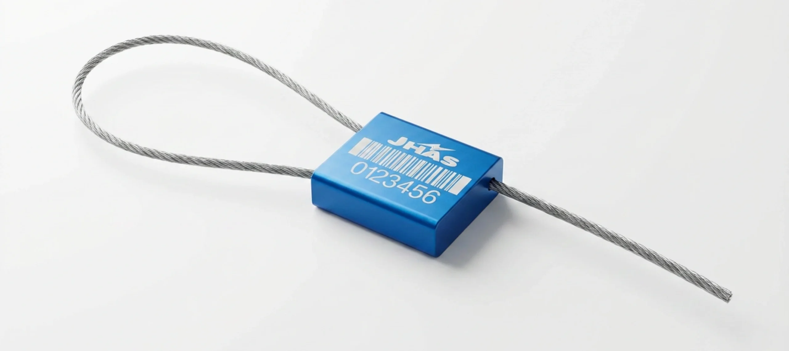 Jhas industries - METAL CABLE LOCK WIRE ROPE SEALS (CL-206) – Aluminium