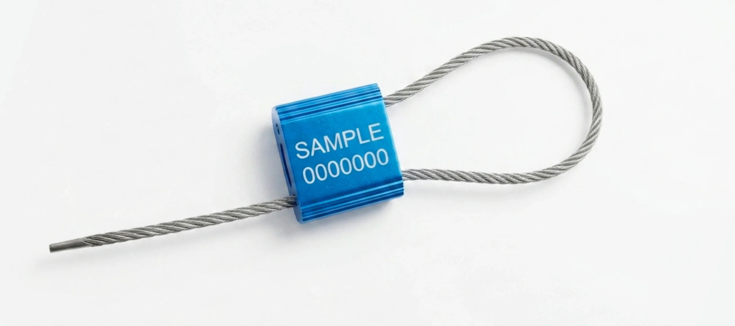 Jhas Industries - METAL CABLE LOCK WIRE ROPE SEALS CL-205 - Aluminium