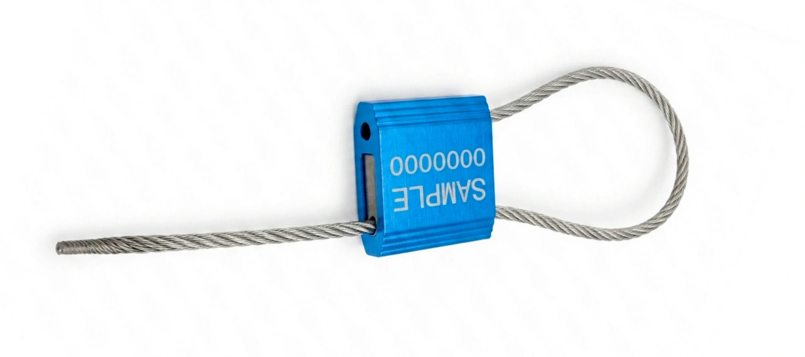 Jhas Industries - METAL CABLE LOCK WIRE ROPE SEALS CL-205 - Aluminium