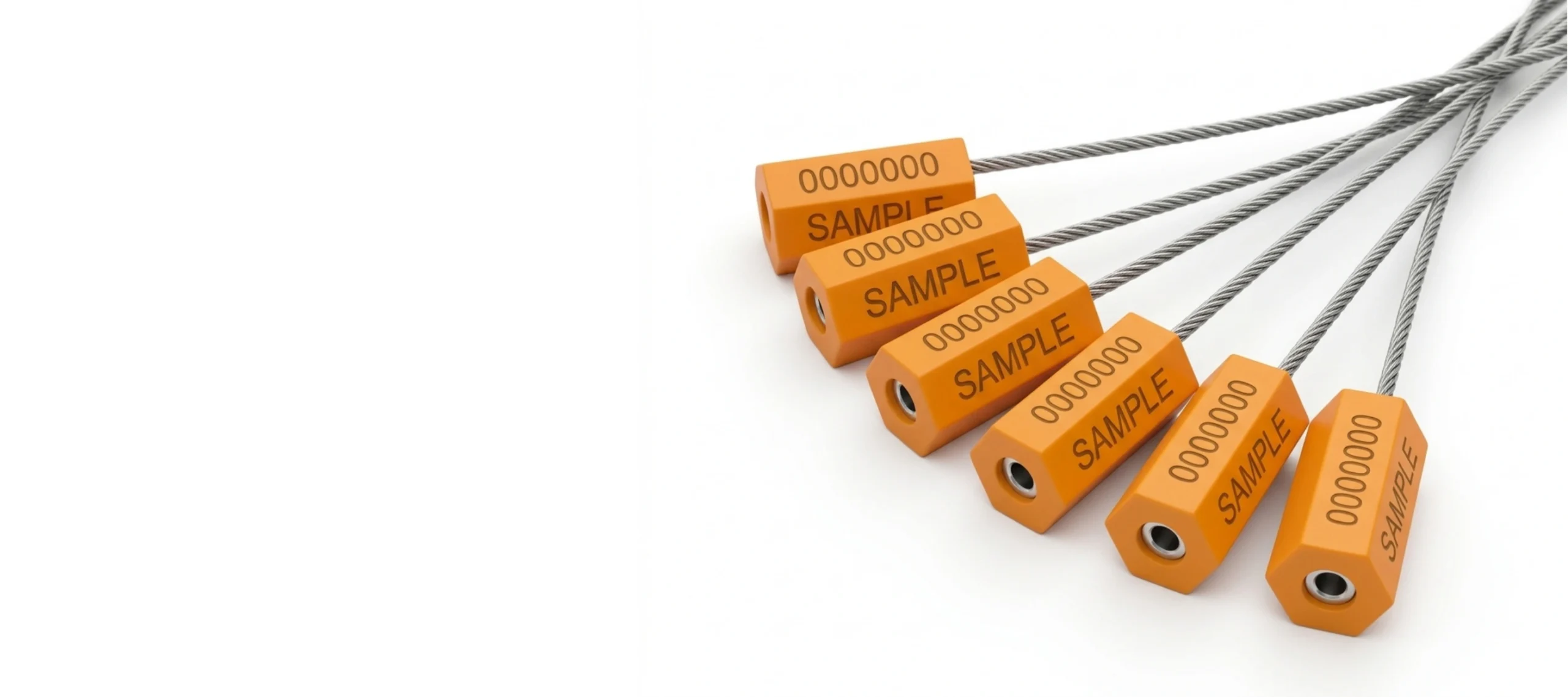 Jhas Industries - METAL CABLE LOCK WIRE ROPE SEALS CL-HEX