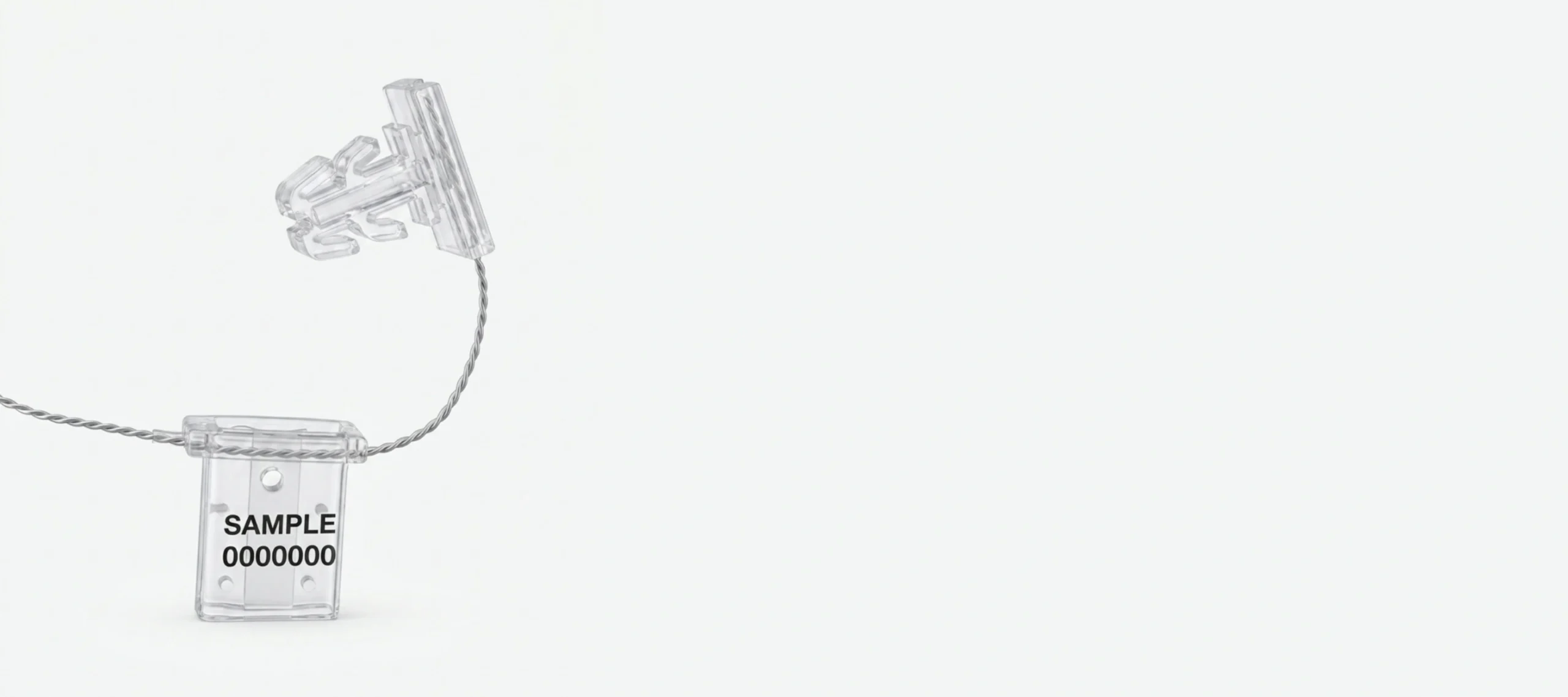 Jhas Industries - Plastic 4 Lock Seals with attached wire DL-TPS