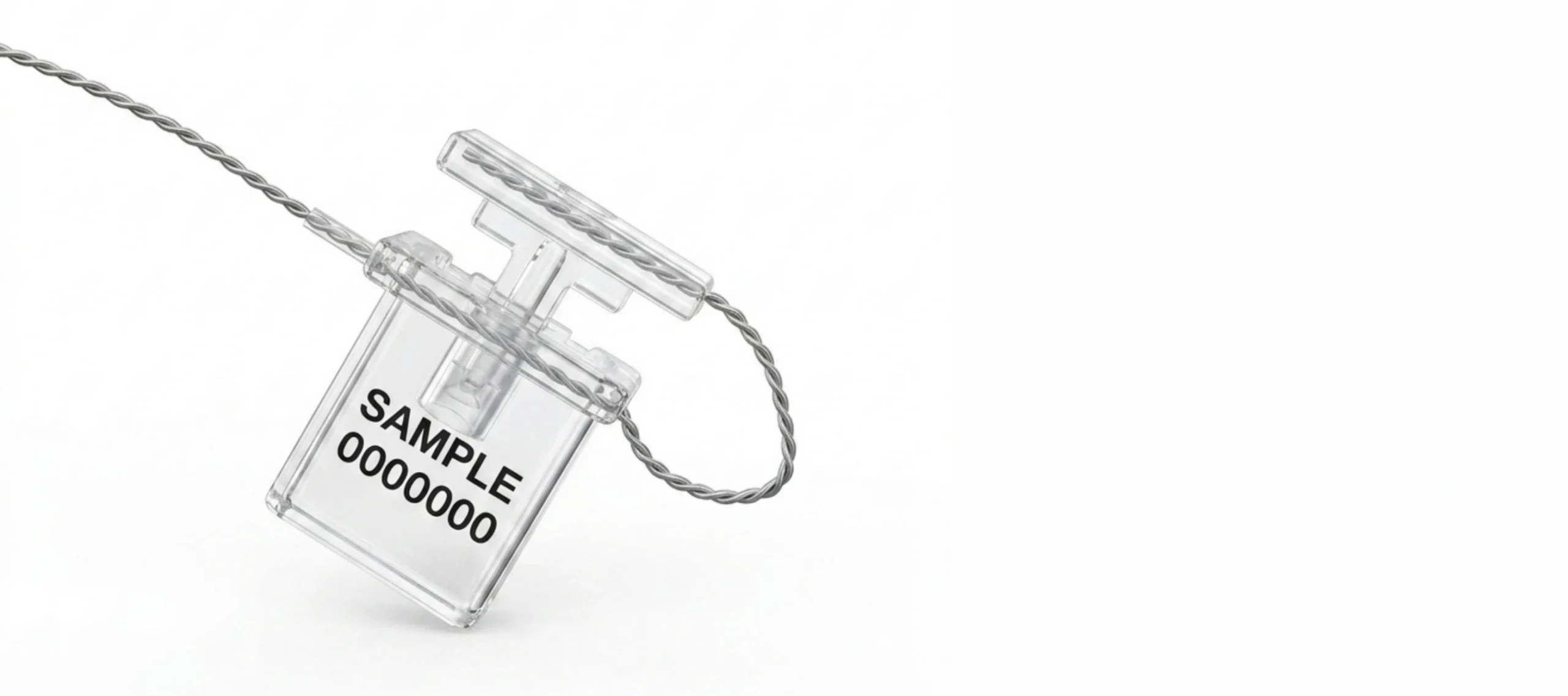 Jhas Industries - Plastic 4 Lock Seals with attached wire DL-TPS